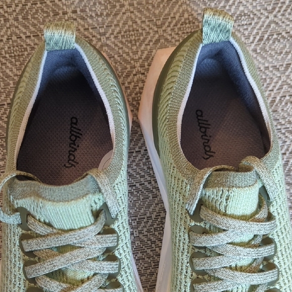 Allbirds Forage Green Tree Flyer Women's Knit Sneakers - Picture 6 of 9